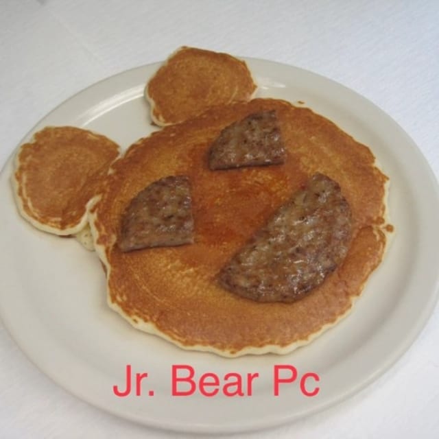 Jr. Bear Pancake with Chocolate Chip.