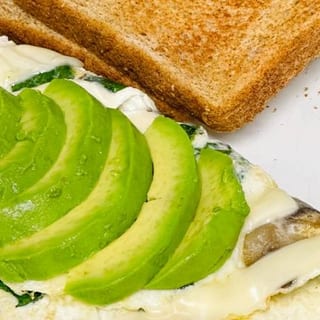 EGGS WHITE WITH TOAST